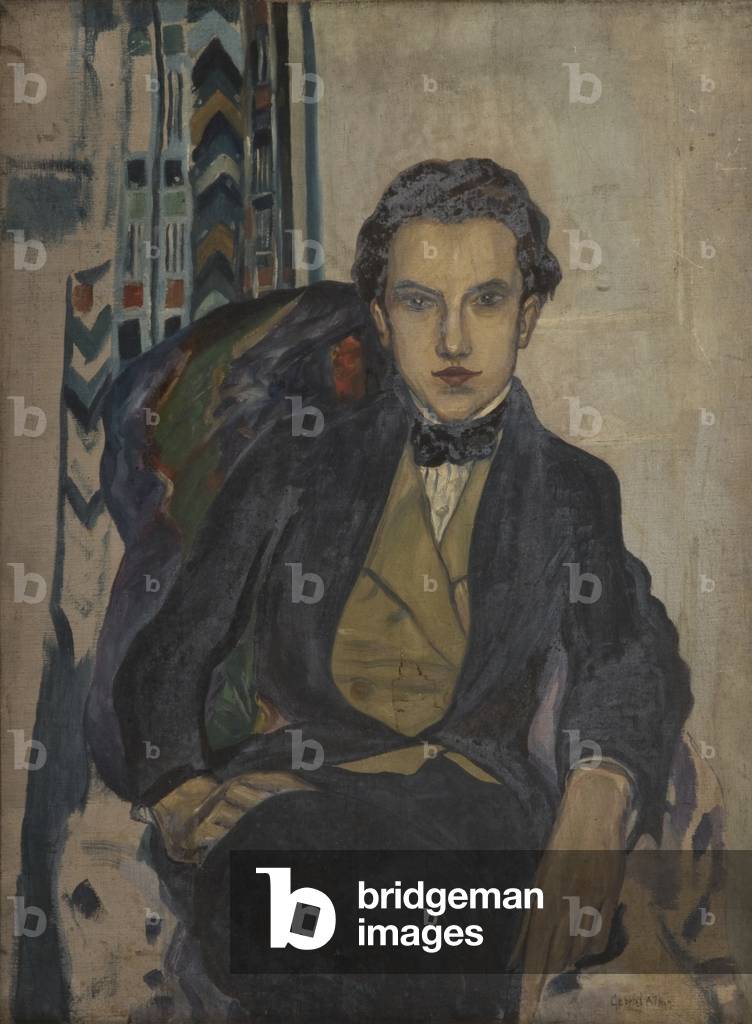 Prinz Serge von Tschernatzki (öl auf leinwand)