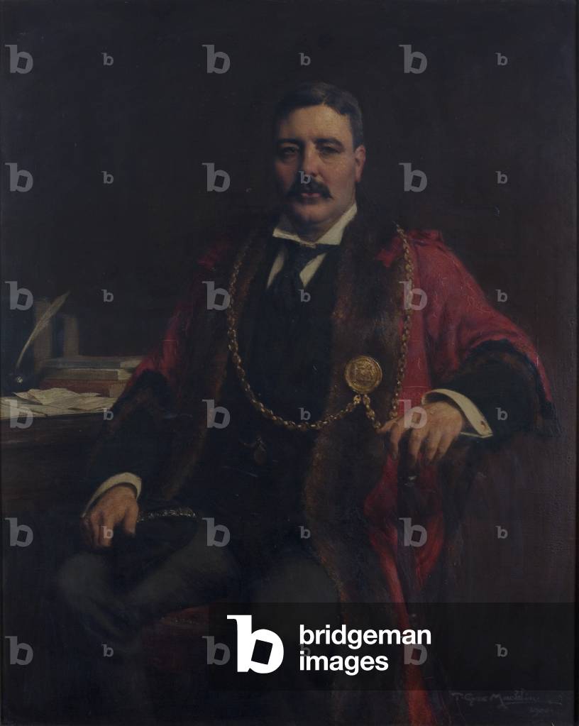 Portrait of Alderman Thomas Dunn Marshall  (oil on canvas)