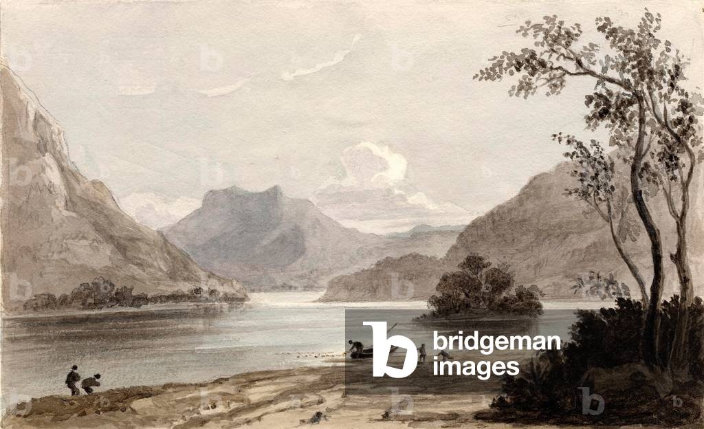 Loch Erne, 1826-27 (pencil & w/c on paper)