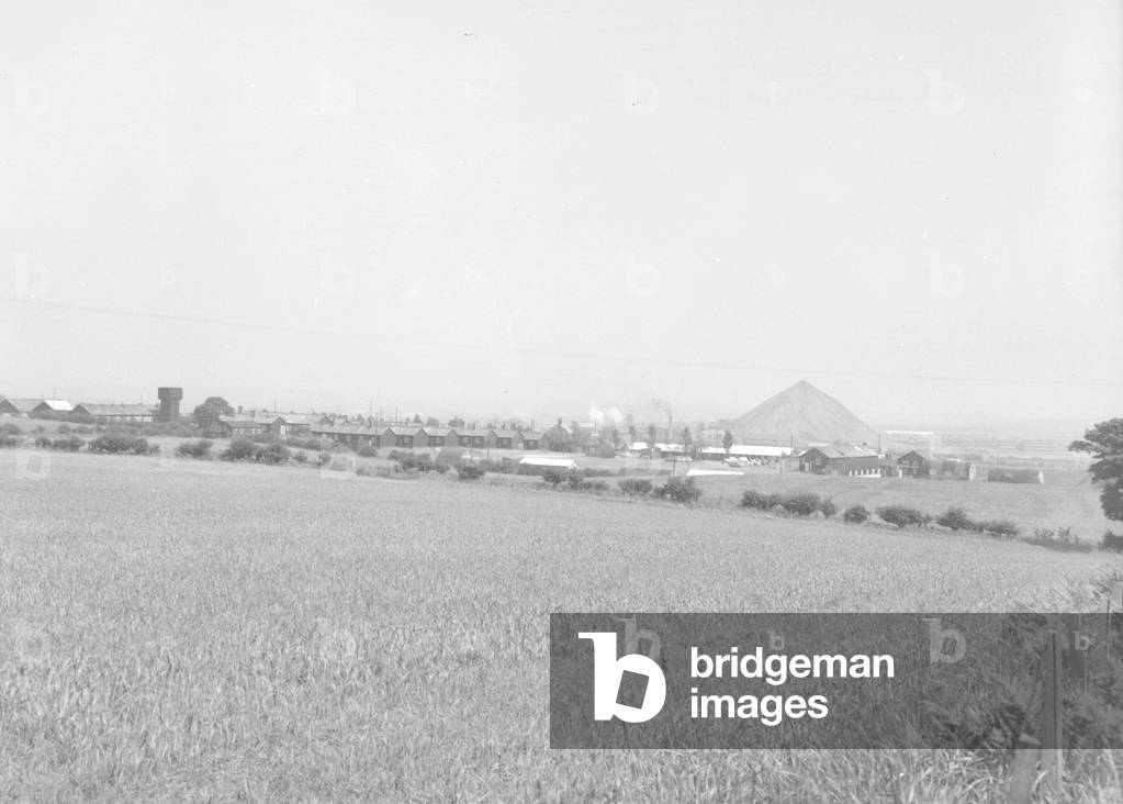 View of Blackfell Army Camp, Washington, Tyne and Wear, UK, May 1965 (b/w photo)