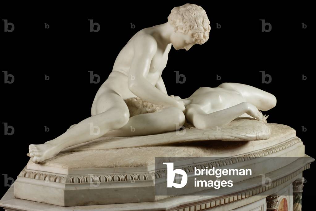 Fallen Angel, 1889 (stone & marble)