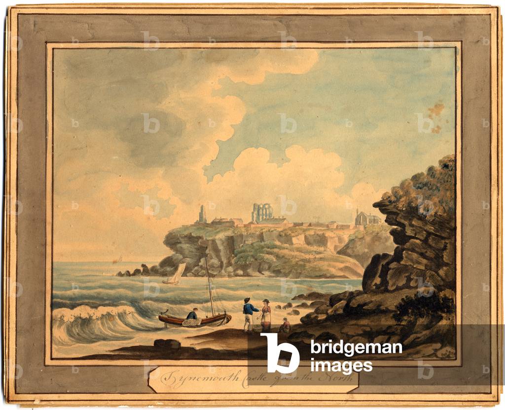 Tynemouth Castle from the North, early 19th century (watercolour)