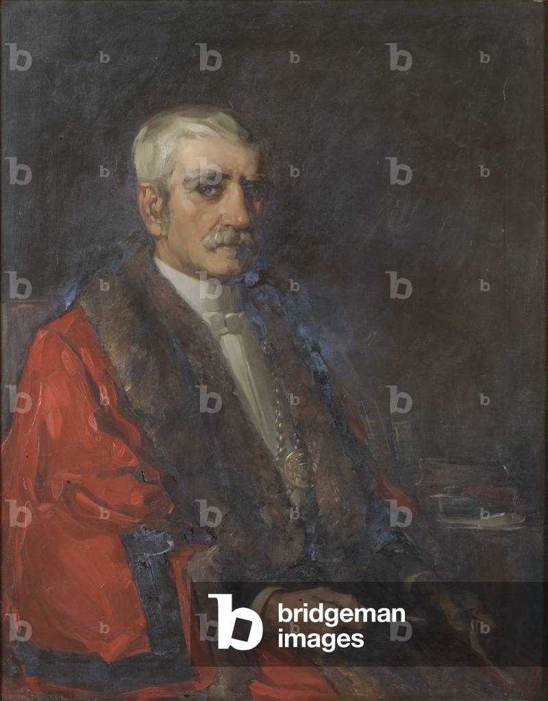 Portrait of Alderman George Harkus J.P. (oil on canvas)