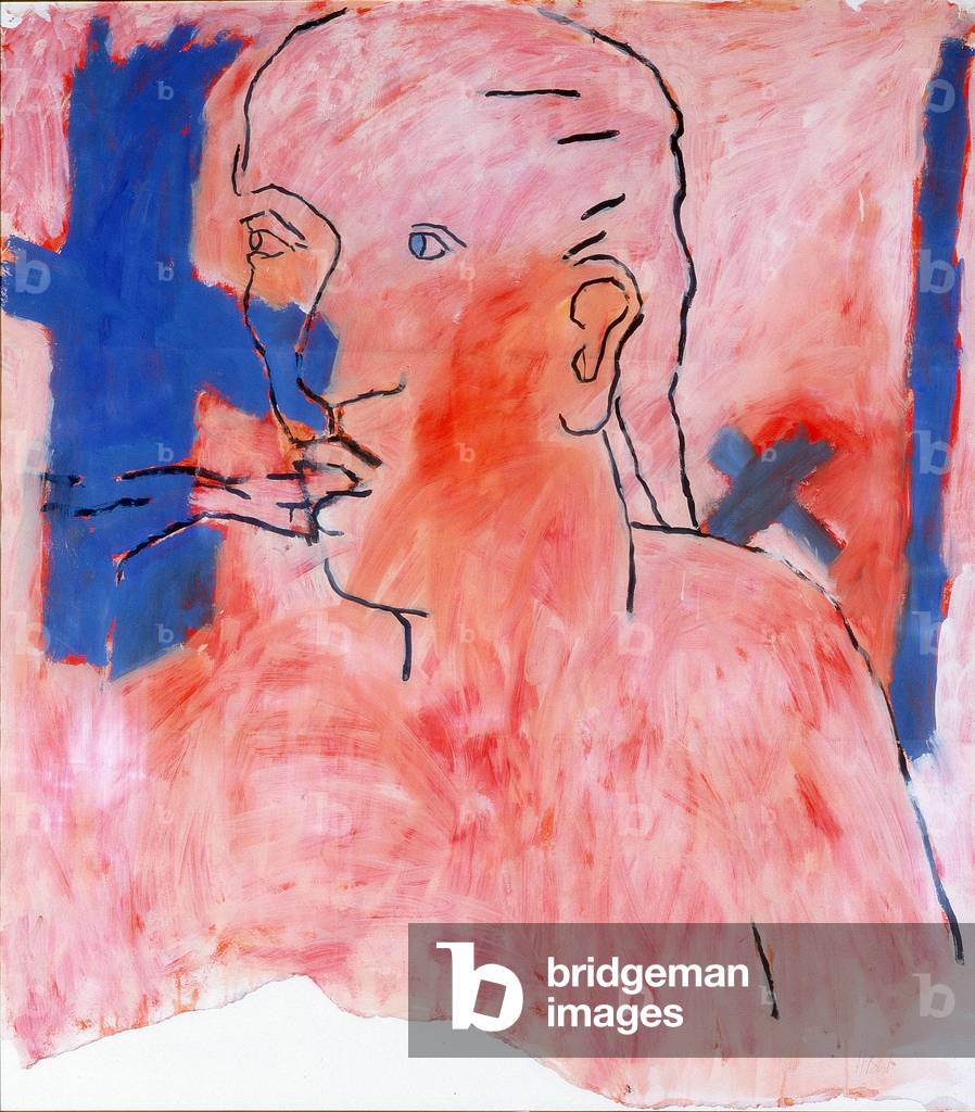 Head XI (bodycolour on paper)