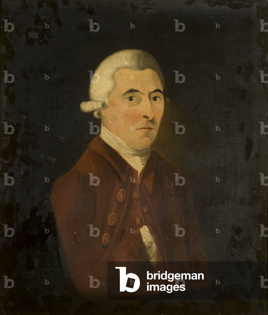 Portrait of Benjamin Gibson (oil on canvas)