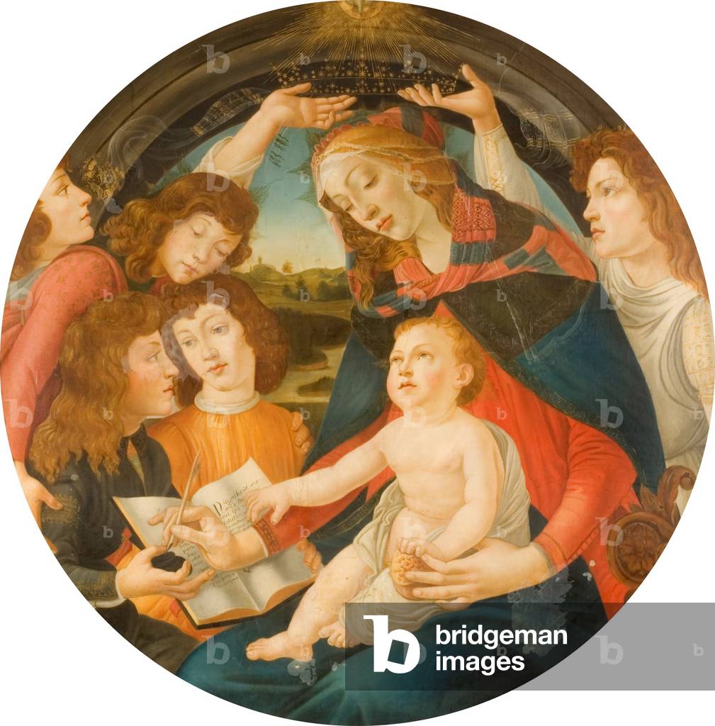 Madonna of the Magnificat (oil on canvas)