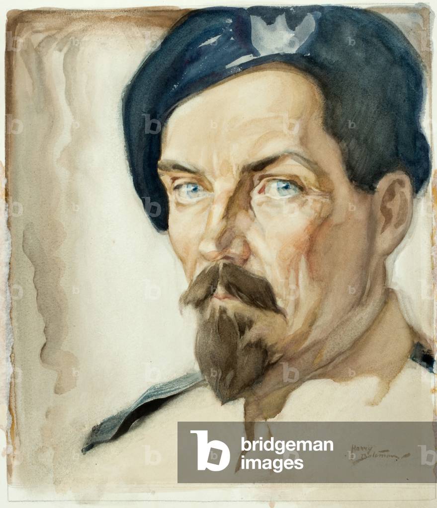Josef Szkanders, A Polish Soldier (w/c on paper)
