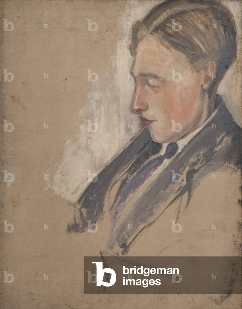 Portrait of Young Man (oil on canvas)