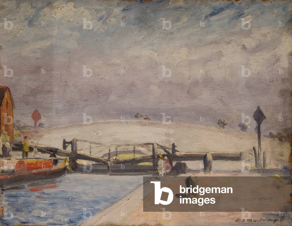 Bild von Gemälde "Kanalszene", 1927 von William Brown MacDougall