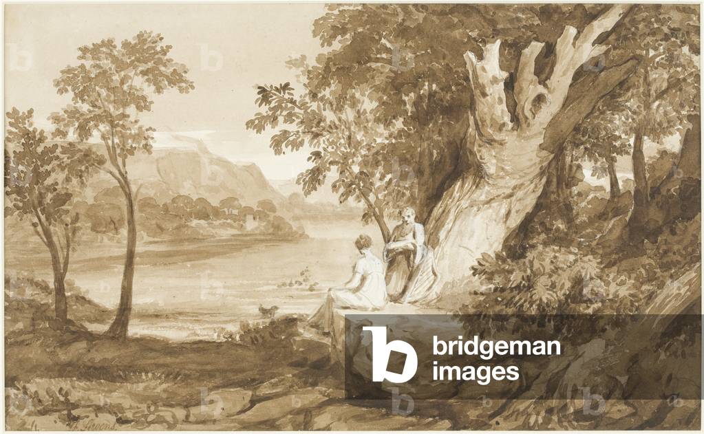 Illustration to 'Comus', 1811 (pen & ink and wash on paper)