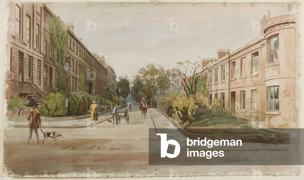 Leazes Terrace, Newcastle upon Tyne (w/c on paper)