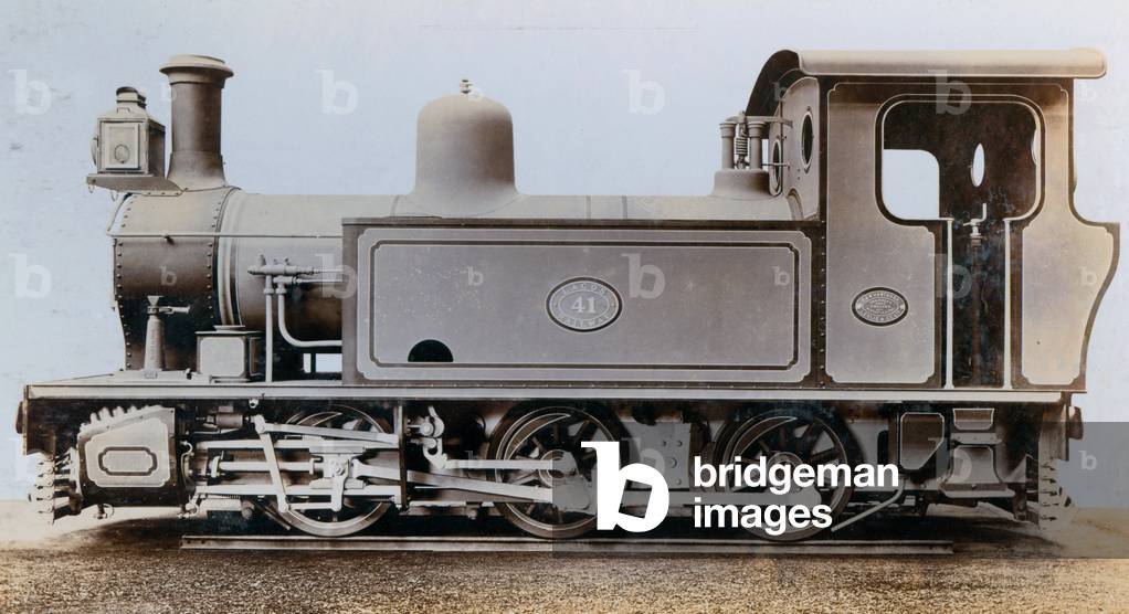 An image of one of two side tank engines ordered for the Lagos Railway, Nigeria in November 1910 (photo)