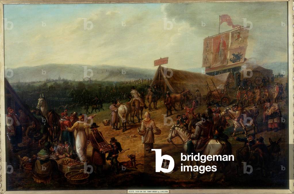 Fair on the Town Moor, Newcastle, c.1810 (oil on canvas)