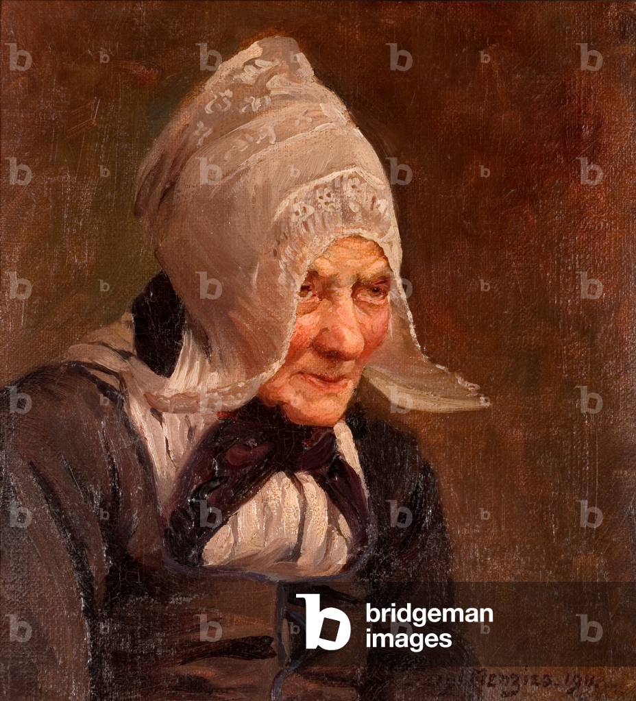Old Vrouw (oil on canvas)