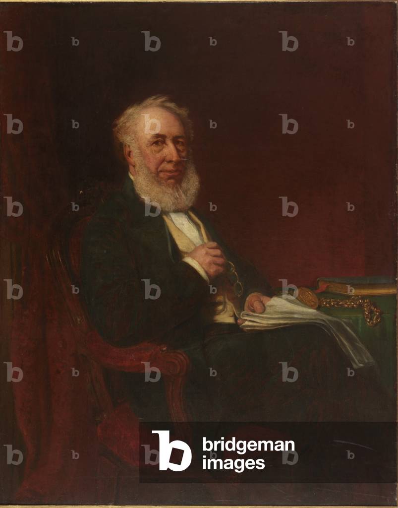 Portrait of Alderman Terrot Glover (oil on board)