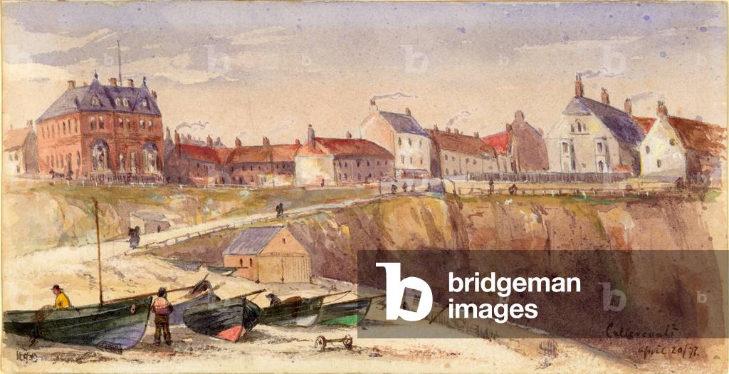 Cullercoats, 1877 (bodycolour & w/c on paper)