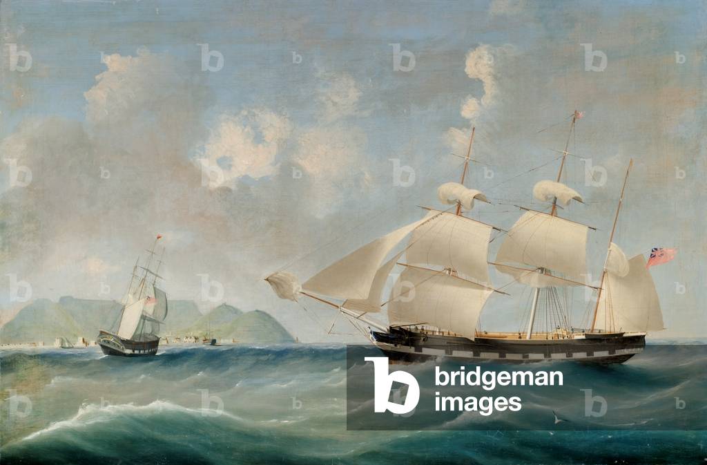 Seascape, 1850 (oil on canvas)