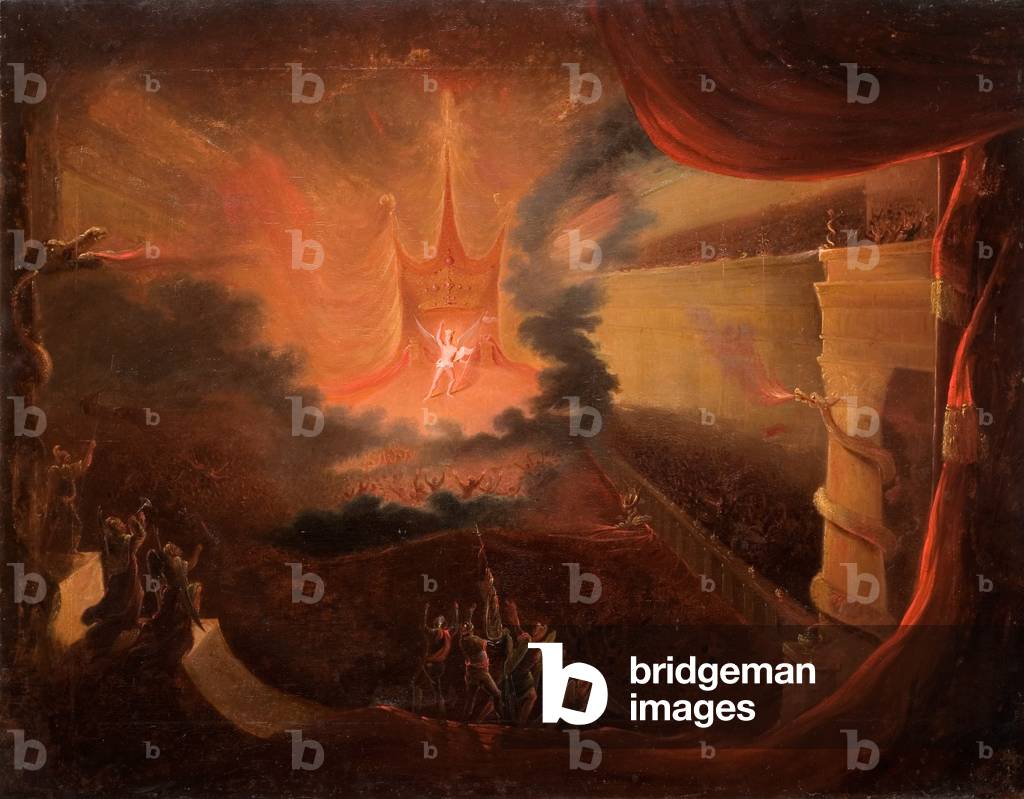 Satan (?) (oil on canvas)