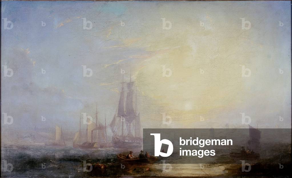 Mouth of the Tyne (oil on canvas)