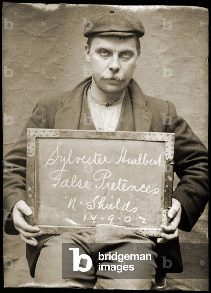 Sylvester Hurlbert, North Shields, UK, 1902 (b/w photo)