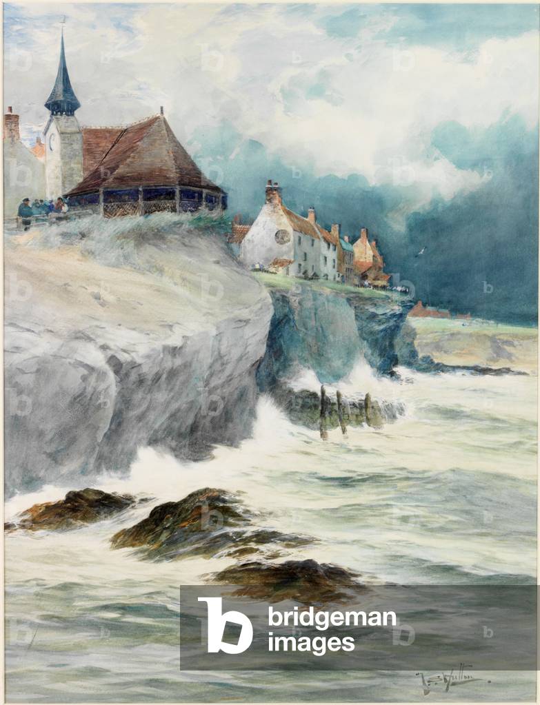 Cullercoats (pencil, w/c & bodycolour on paper)