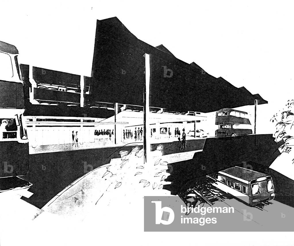 Regent Centre Metro Interchange, 1975-77 (litho)