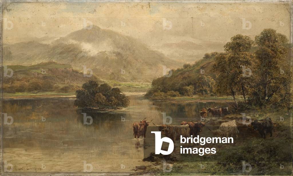 Loch Katrine  (oil on canvas)