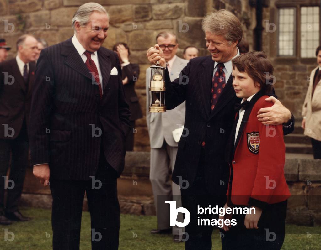 The visit of President Jimmy Carter, accompanied by Prime Minister James Callaghan to Washington, UK, 6th of May 1977 (photo)