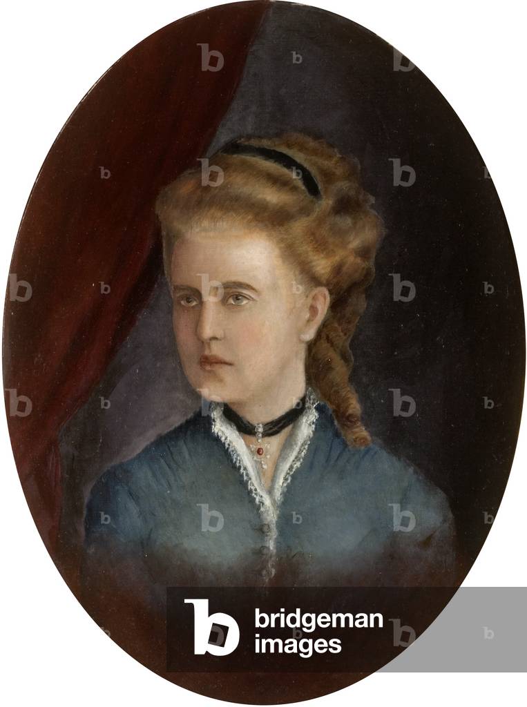 Portrait of a Young Woman (oil on board)