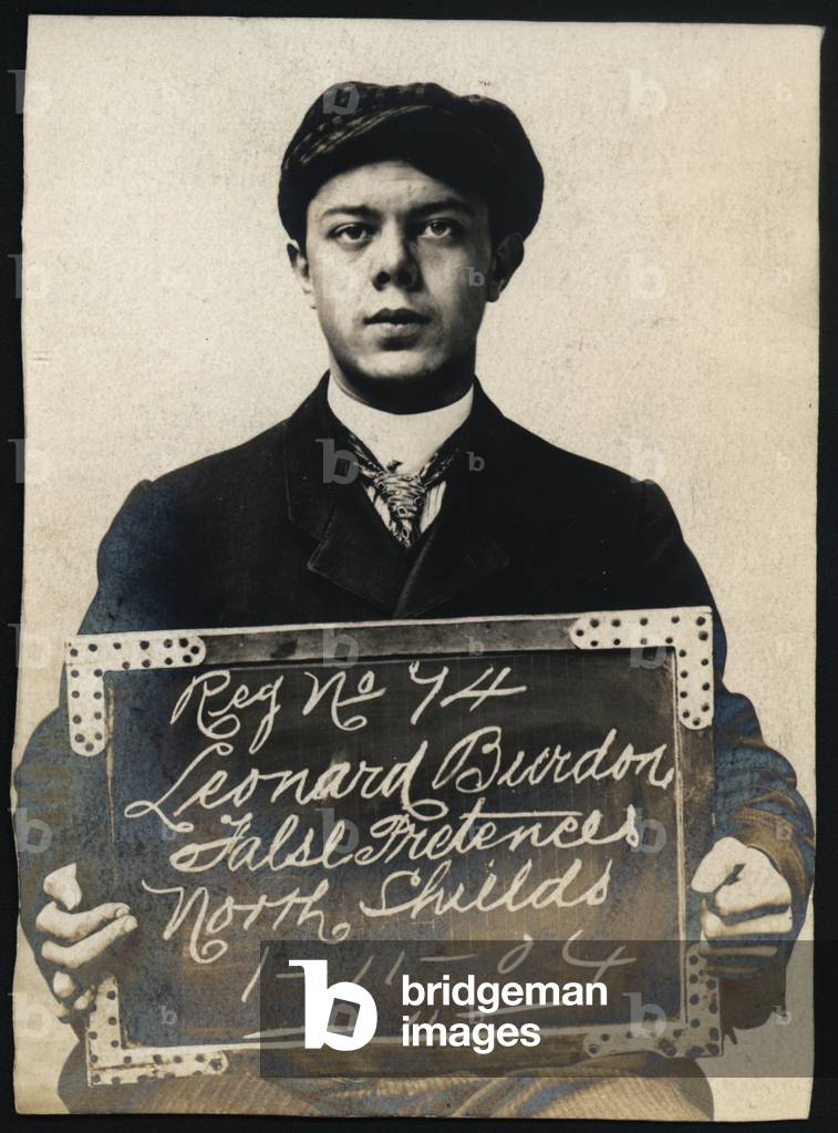 Leonard Burdon, North Shields, UK, 1904 (b/w photo)
