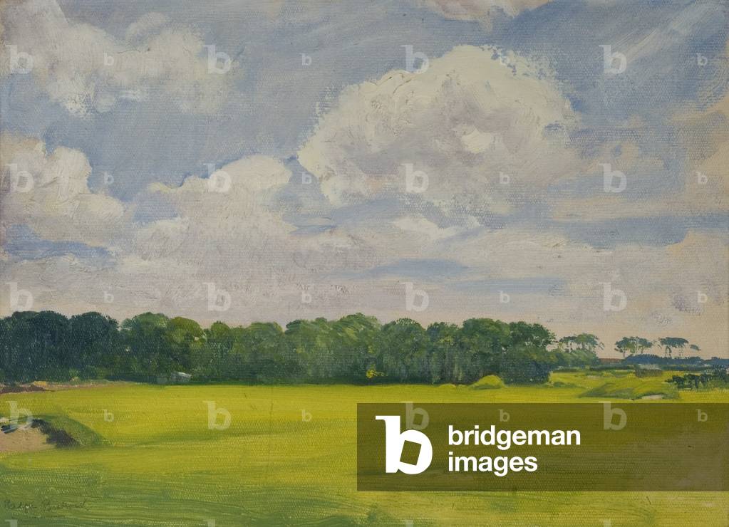 Benton Golf Course (oil on board)