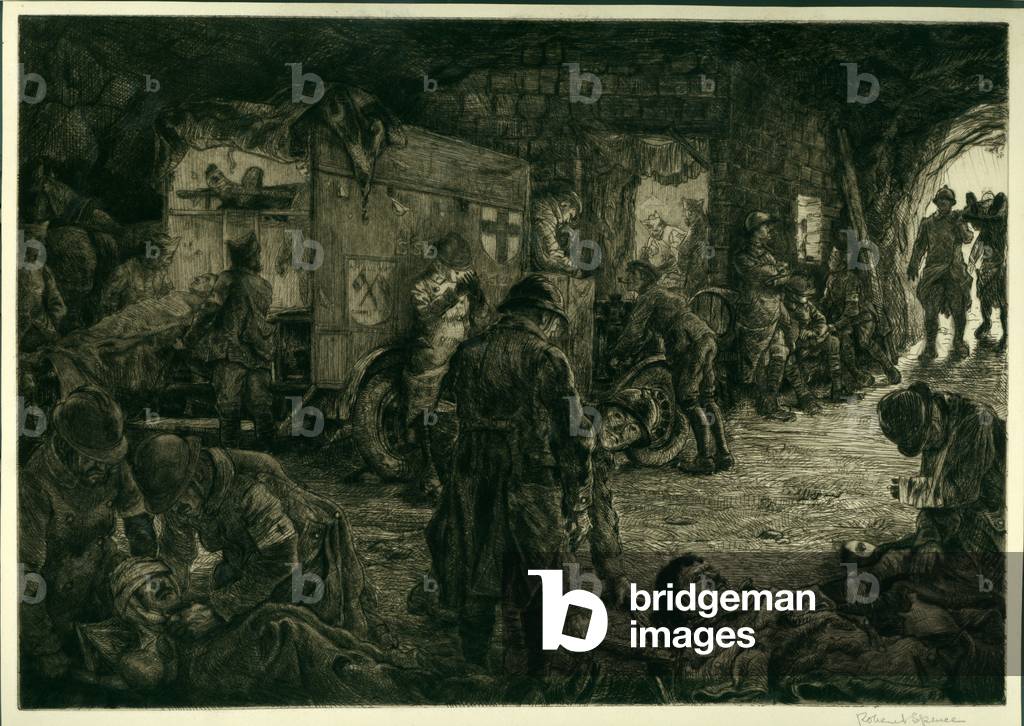 Carriere d'ecafaut, 1918 (engraving)
