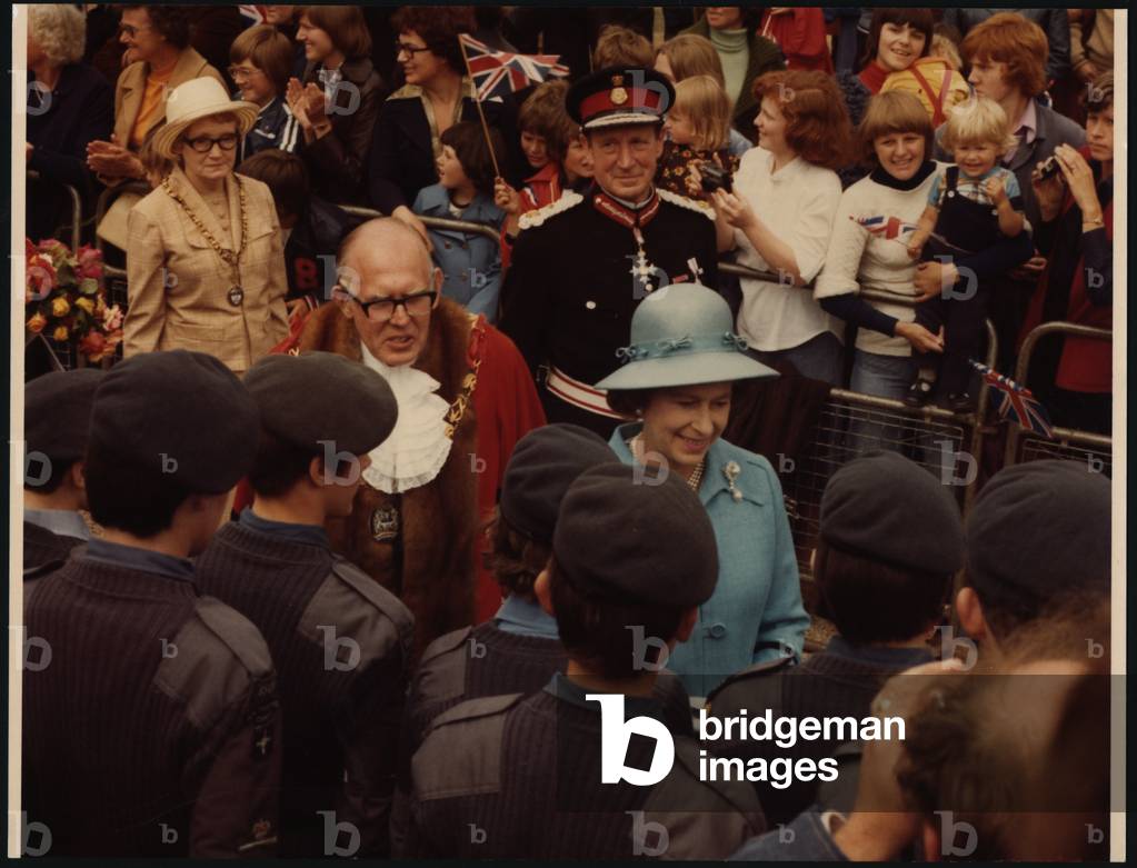 The Queen visiting Washington, UK, 1977 (photo)