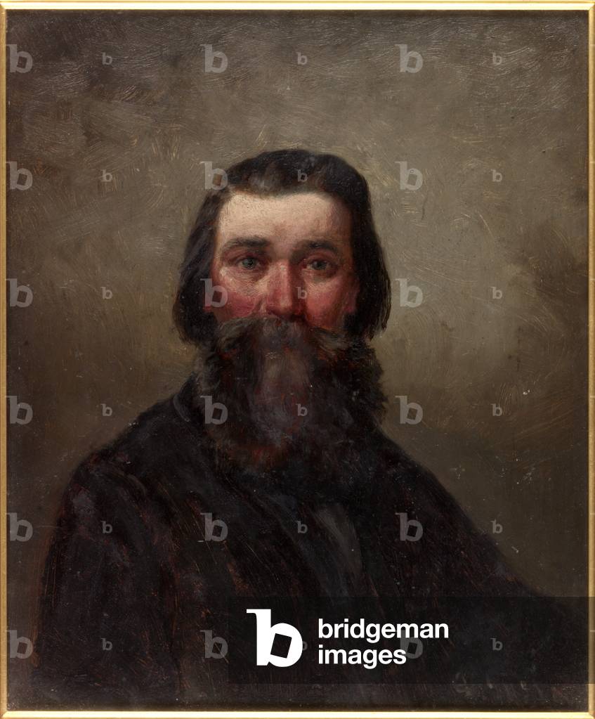 Self Portrait of D.F. McLea  (oil on board)