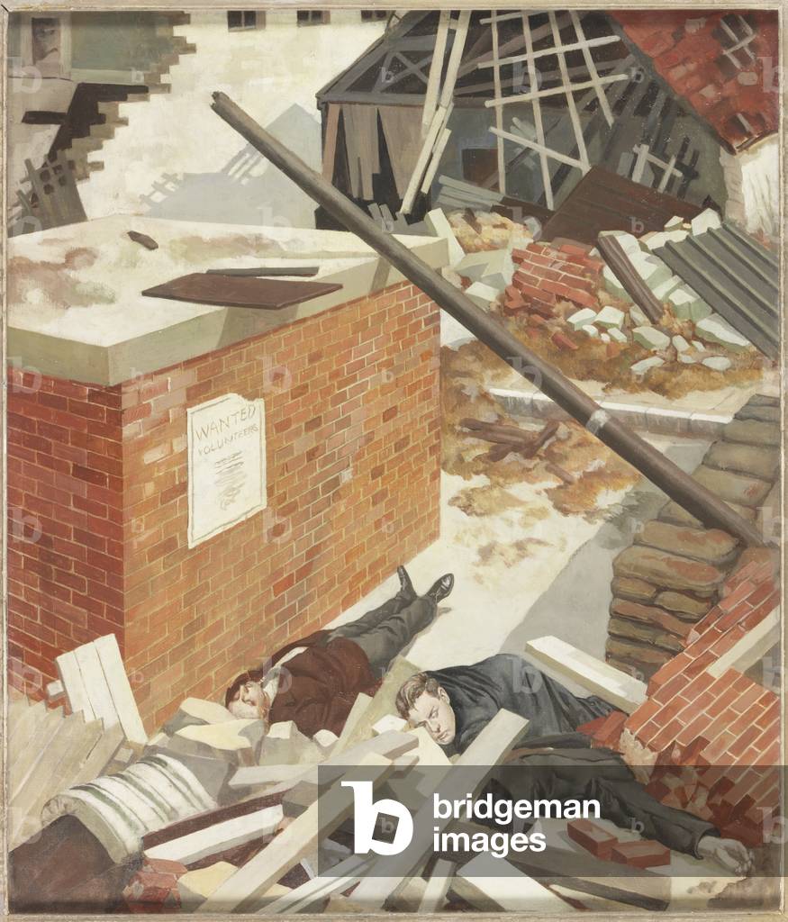 Aftermath, 1941 (oil on canvas)