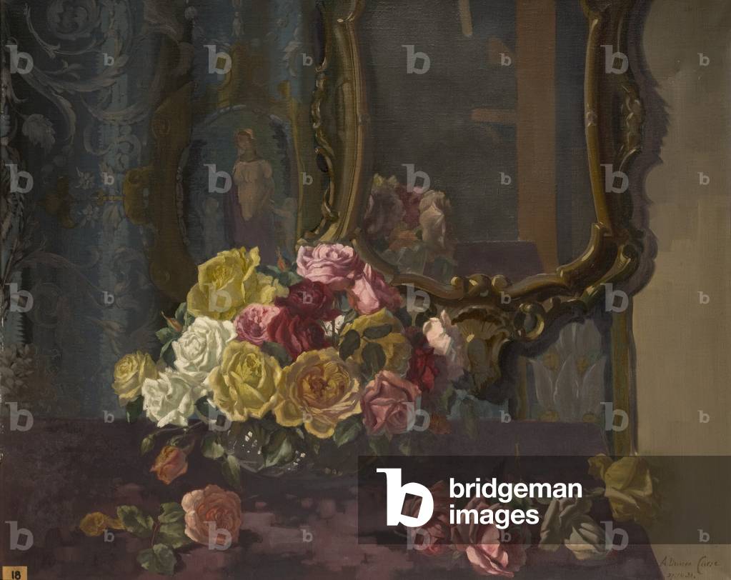 Roses (oil on canvas)