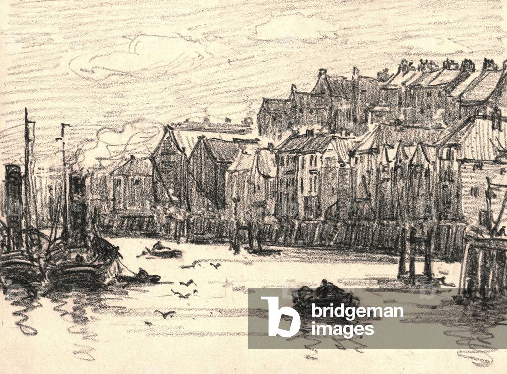 North Shields (charcoal on paper)