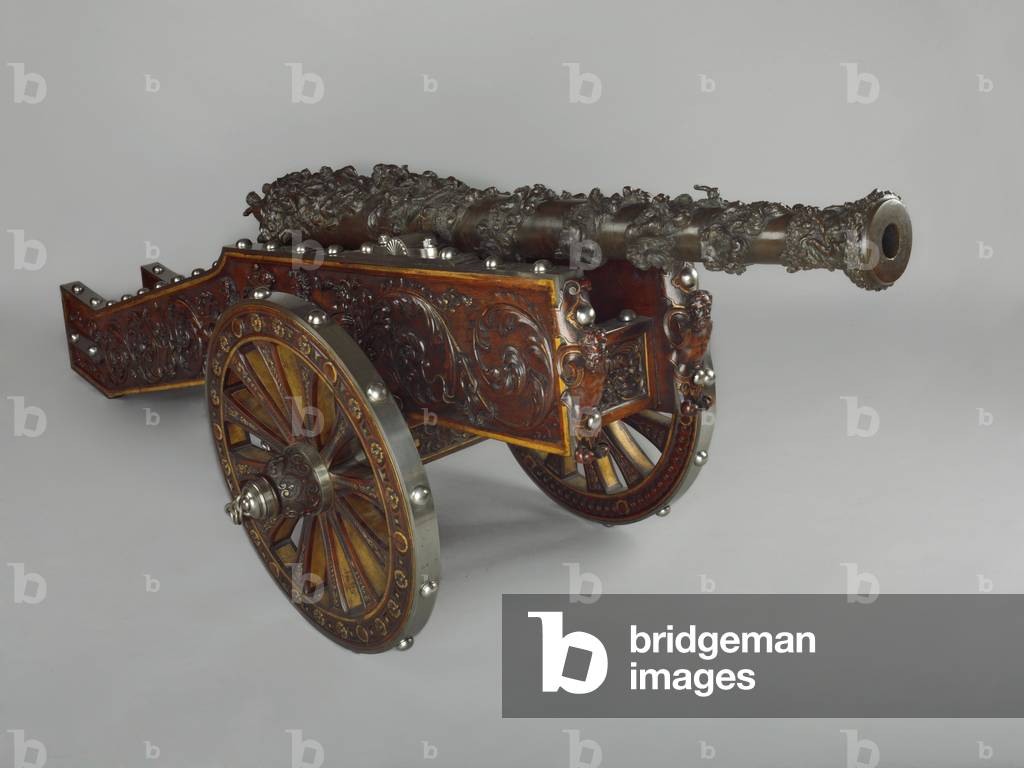 Cannon, 1688-1854 (bronze, walnut, partly gilded and polished iron)