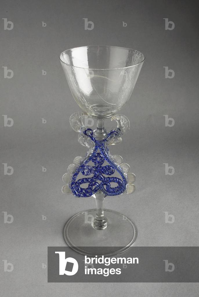 Goblet, Façon de Venise, Germany or Low Countries, c.1660-80 (glass)