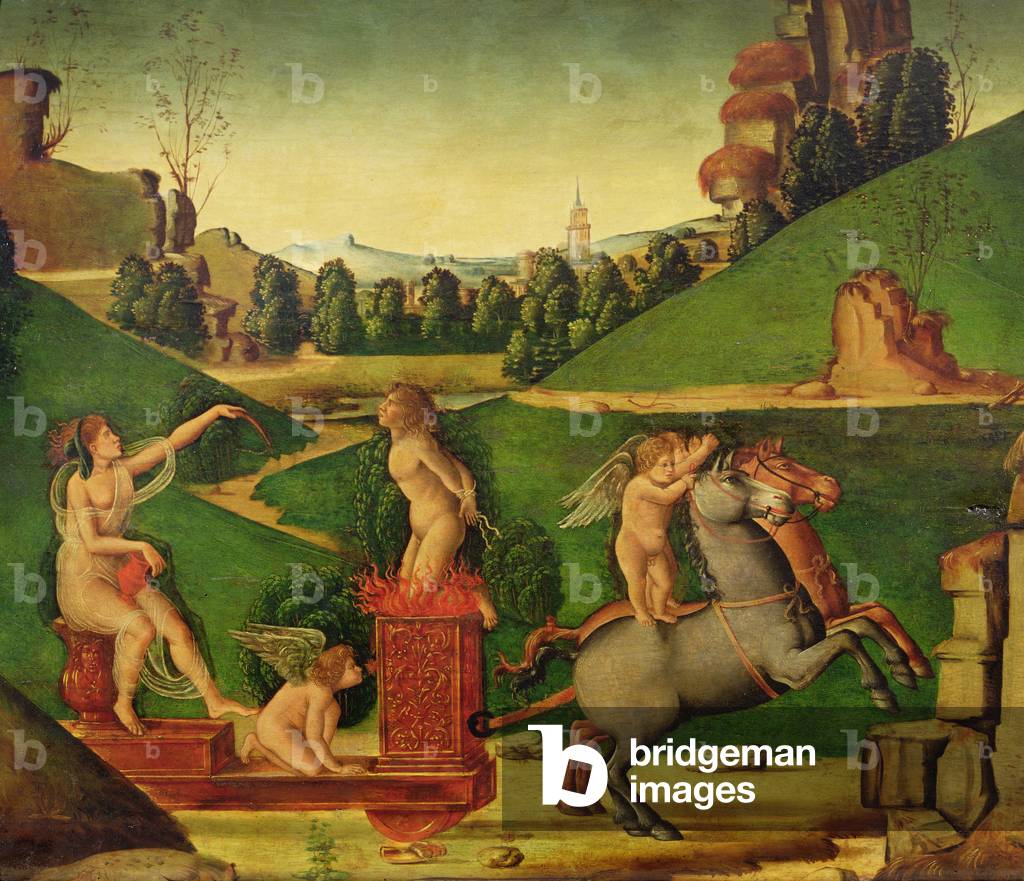 "Ein Allegorie der Liebe", 15. Jahrhundert von (late 15th-early 16th c.) Master of Santo Spirito