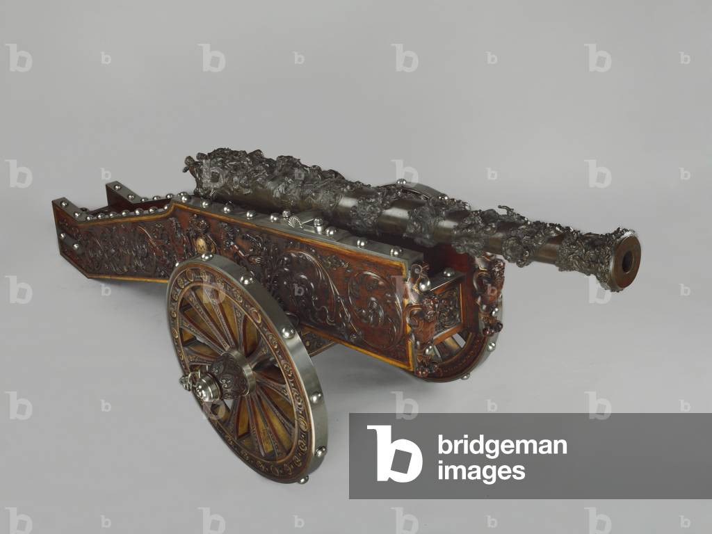 Cannon, 1688-1854 (bronze, walnut, partly gilded and polished iron)