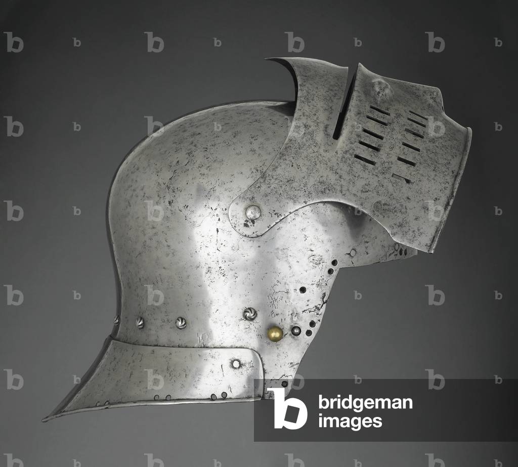 Sallet, c.1510 (medium-carbon steel, quenched and tempered)