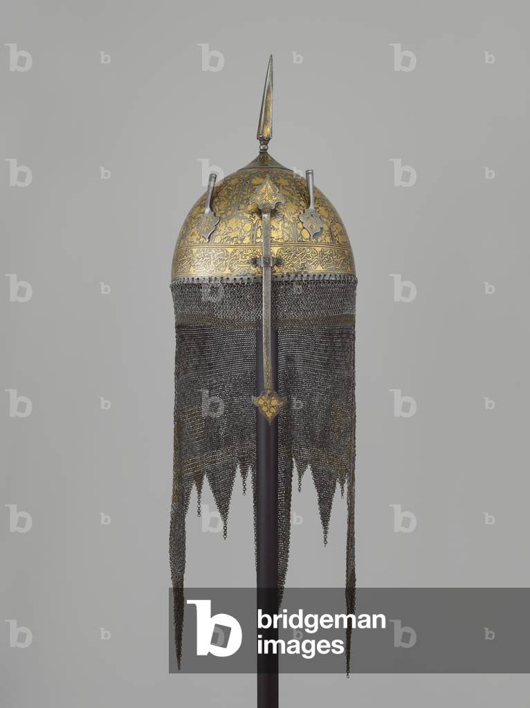 Helmet (steel, iron, and brass)