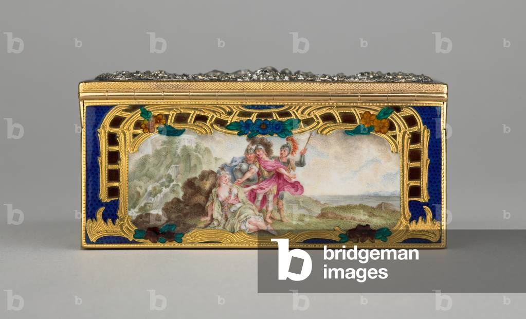 Snuff box, Berlin, Germany, c.1750-55 (gold, diamonds & enamel)