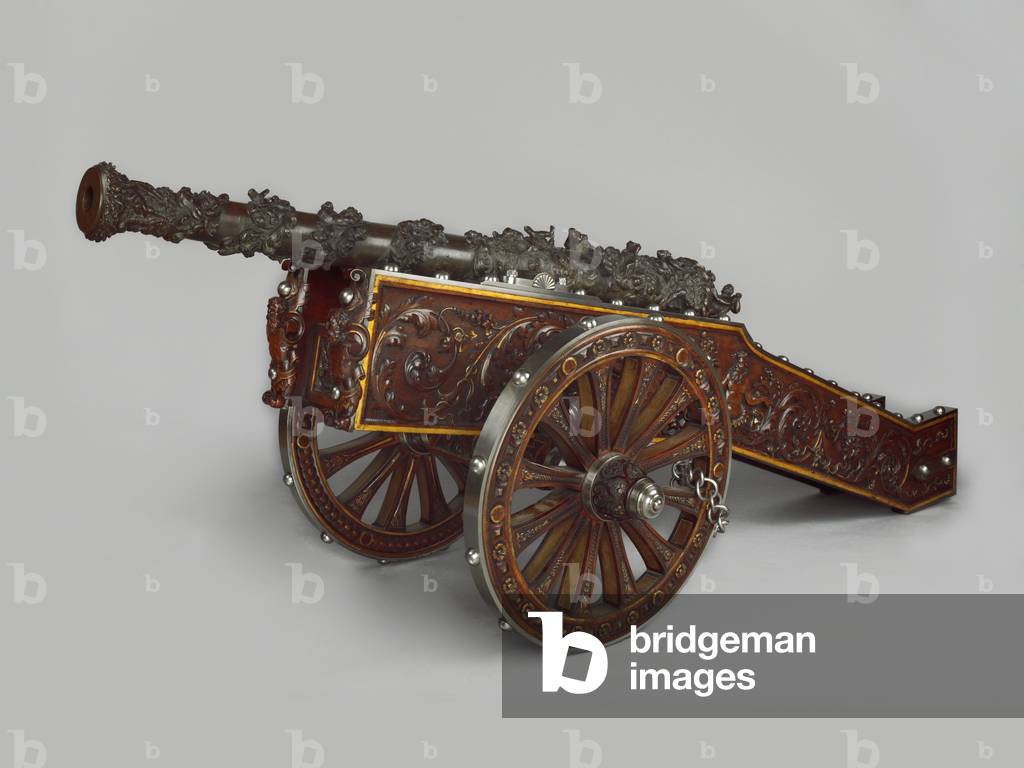 Cannon, 1688-1854 (bronze, walnut, partly gilded and polished iron)