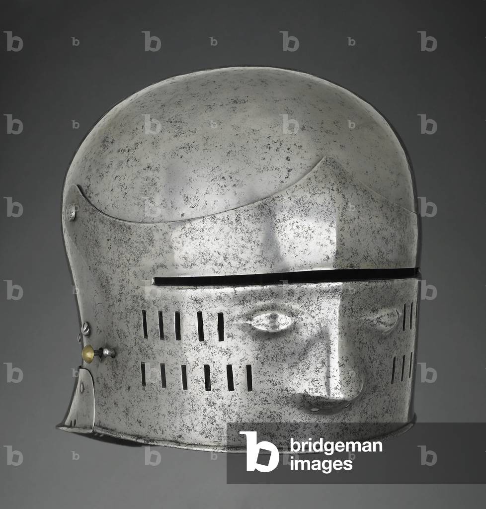 Sallet, c.1510 (medium-carbon steel, quenched and tempered)