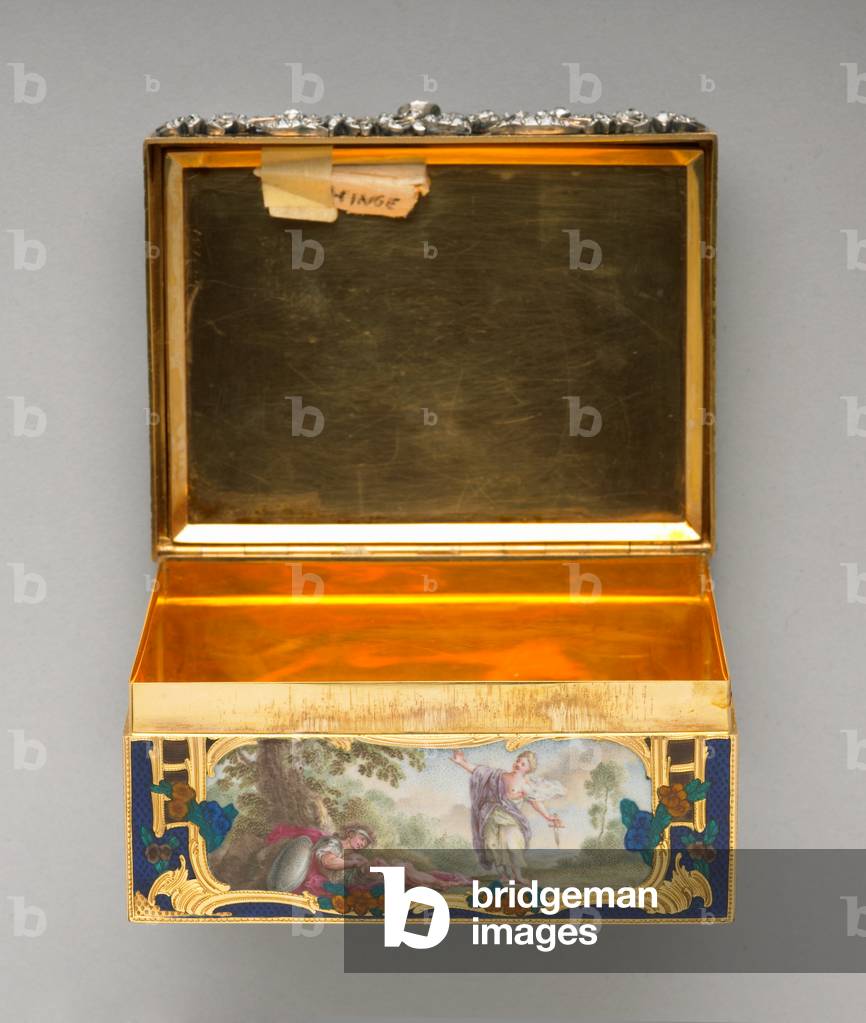 Snuff box, Berlin, Germany, c.1750-55 (gold, diamonds & enamel)