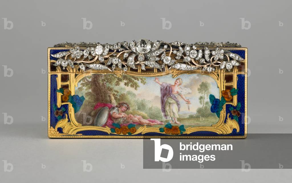 Snuff box, Berlin, Germany, c.1750-55 (gold, diamonds & enamel)