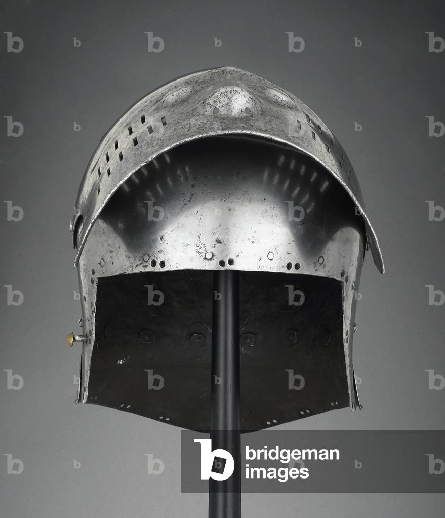 Sallet, c.1510 (medium-carbon steel, quenched and tempered)