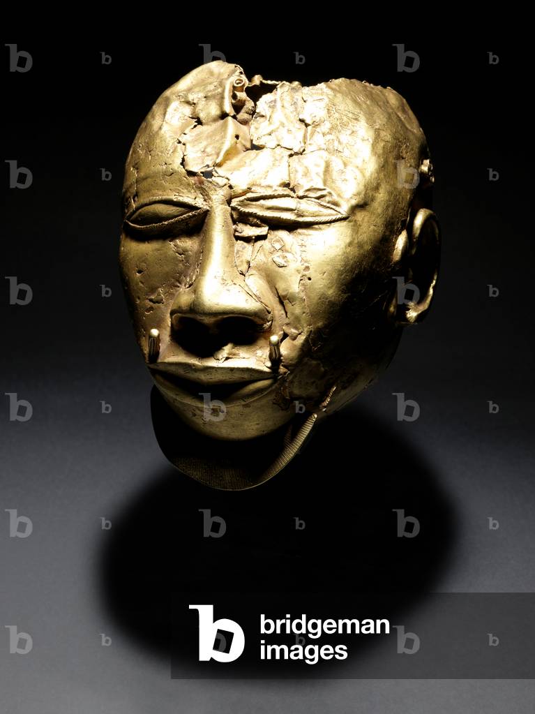 Trophy head, 18th or 19th century (gold)